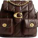 COACH Women's Quilted Leather Tabby Backpack