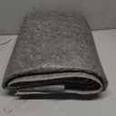 Office Chair Mat, 75" x 60" Large Chair Mat for Hard Floors, Flannel Fabric Area Rug for Hard Surface, Floor Protector Under Desk Mat for Home Office (Dark Grey)