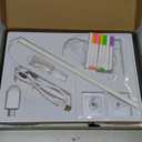 Lumiboard Led Drawing Board with 7 Colors,14"X10" Acrylic Dry Erase Board with Light, Include Adapter, Hanging Chain, Led Drawing Board for Kids with Stand,Birthday and Christmas Gifts for Kids (Colorful-Large 2)