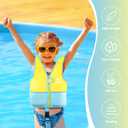 Kids Swim Vest Neoprene Swimming Aid with Adjustable Safety Strap for Age 1-3 and 3-6 (KS-GB)