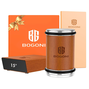 BOGONI Rolling Knife Sharpener, Diamond & Ceramic Disc, 15Â° & 20Â° Magnetic Angle, Fast & Safe for Any Hardness, Sharpening Kit for Kitchen & Pocket Knives, Razor-Sharp Edge, Leather Strop, Classic Kit
