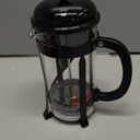 Bodum 34oz Chambord French Press Coffee Maker, High-Heat Borosilicate Glass, Stainless Steel, Black  Made in Portugal