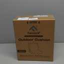 Favoyard Outdoor Deep Seat Cushion Set, 19 x 19 Inch Rainproof & 3-Year Fade Resistant Patio Furniture Cushions, Removable Seat Bottom & Back Cushion covers with Ties for Chair, Sofa, Couch, Dark Grey