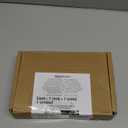 Amazon Basics Sturdy Rounded 5/8 Radius Interior Door Hinges with Included Screws, 3.5" x 3.5", Matte Black, 18-Pack