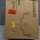 MOUNT PRO Triple Monitor Mount for 13-27 inch Screens, 3 Monitor Desk Mount, Height Adjustable Triple Display Stand, Full Motion Three Computer Arm Hold up to 17.6lbs Each, VESA 75x75, 100x100