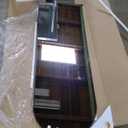 DUMOS Arched Full Length Mirror with Stand 64"x21" Floor Standing Aluminum Frame for Bedroom Body Hanging Leaning Modern Simple Home Decor Shatter-proorf Nano Glass Wall Living Room Cloakroom Black