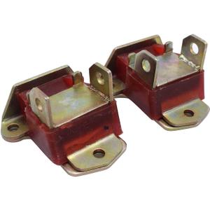 A Pair Polyurethane Motor Engine Mounts Bracket Red Compatible for Small & Big Block Chevy Engine SBC BBC 350