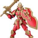 Paladin Sun Armor Knight Action Figure Toy, Multi-Jointed Movable Dummy Medieval T13 Articulated Robot Figure, Fantasy Warrior Undead Death Knights Paladin Display Model (Assembly Required)