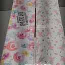 The Honest Company Clean Conscious Diapers for Delicate Skin Up to 100% Leakproof Hypoallergenic Fragrance-Free Baby Girl Prints Club Box Size 1 (814 lbs) 78 Count (Prints May (Rose Blossom + Tutu Cute)