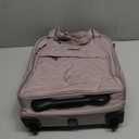 VANKEAN Carry On Underseat 16-inch Multi-functional Underseater Lightweight Overnight Suitcase with Wheels, Roller Case for Women Travel Business, Light Dusty Pink