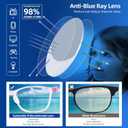 EYEBUDDY Kids Blue Light Blocking Glasses for Boys Girls, Computer Gaming Bluelight Glasses for Ages 3-10