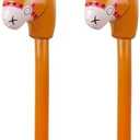 8PCS Inflatable Stick Horse,Inflatable Horse Head on Stick Horse Costume Pony/Halloween/Western Cowboy/Horse Baby Shower Birthday Party Decorations Supplies Favors Props, 37 Inches (Brown)