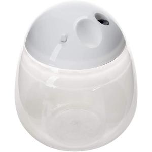 Saim Plastic Fish Tank with Lid, Desktop Clear Round Small Fish Bowl and LED Lighting for Betta Fish Home Office Decoration (with Charger Pattern)