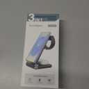 Wireless Charger for Samsung, 3 in 1 Wireless Charging Station for Samsung Galaxy Watch 8 7 6 5 4 3 Pro Classic Galaxy Buds 3/2 Pro,Charger for Samsung Galaxy S25 Ultra/S25/S24/S23/S22/S21/Note20