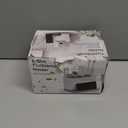 Toothbrush Holders for Bathrooms, Adjustable 6 Slots Electric Toothbrush and Toothpaste Holder, Cord-Friendly Detachable Bathroom Countertop Organizer with Front Ledge for Phone and Ring Holder (Grey and White)