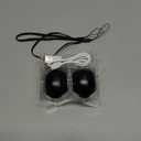 AUKSKY 2Pack Portable Mini Speakers, Bluetooth Tiny Speakers,Wireless Micro Speaker for Phone/PC/Tablet, Rechargeable Battery, Builtin Microphone, Cute Mini Speaker with Strap to Carry, Black