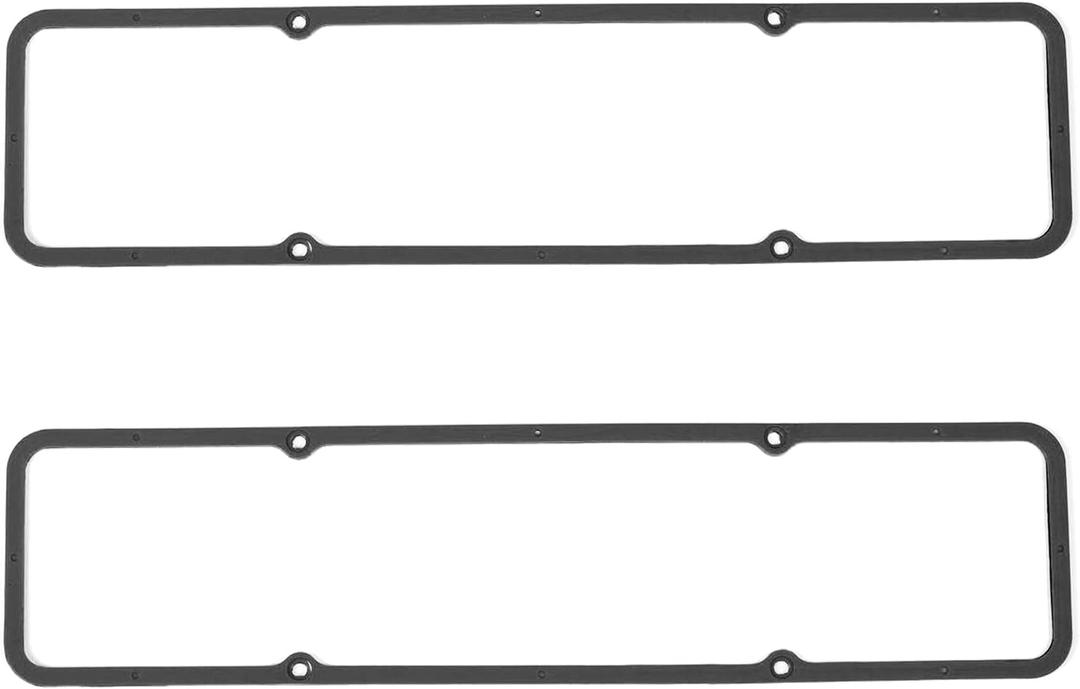 Small Block Chevy Valve Cover Gasket Set 7484BOX 1628 Compatible with SBC 283 302 305 307 327 350 383 400 400 Race Engine