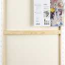 KINGART Large White 24" x 36" Stretched Artist Canvas, Pack of 2, Gesso Primed - 100% Cotton Rectangular Canvases, 5/8" Profile, Art Supplies for Oil and Acrylic Painting