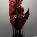 XMT Premium Padded Folding Chair, Extra Wide & Heavy Duty 450lbs Capacity, Portable Camping Chair with Insulated Cooler, Cup Holder & Storage, Compact Foldable for Outdoor, Beach, Picnics (Red)