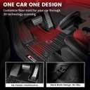 LASFIT Floor Mats & Cargo Mat for Mercedes Benz G Class 2026 2025 2024 2023 2019-2022 G550 / G580 / G63 AMG SUV, All Weather TPE Custom Fit Car Mats for G Class, 1st & 2nd Row Floor Liners & Trunk Mat
