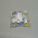 60 Pcs Down Syndrome Accessories Bulk Include 30 Blue Yellow Ribbon Awareness Silicone Bracelets and 30 Ehlers Danlos Syndrome EDS Special Education Badges Button Pins for Social Charity Event