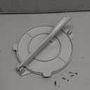 IMUSA USA Tortilla Press, 8 Inch, Silver