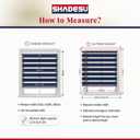 ShadesU Cordless Zebra Blinds – Light Filtering Dual-Layer Window Shades for Privacy (Cream Color) (Maximum Height 72") (Width 31.5")