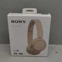 Sony WH-CH520 Wireless Headphones Bluetooth On-Ear Headset with Microphone and up to 50 Hours Battery Life with Quick Charging, Cappuccino