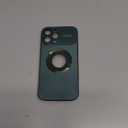 Magnetic for iPhone 13 Pro Max Case, Compatible with MagSafe, Built-in Camera Lens Protector, Logo View, Military Grade Drop Proof Phone Case Cover, Dark Green