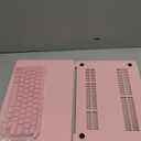 IBENZER Compatible with Old Version MacBook Air 13 Inch Case (2010-2017 Release). Models: A1466 / A1369, Plastic Hard Shell Case with Keyboard Cover for Mac Air 13, Rose Quartz, A1301RQ+1