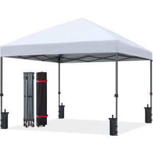 ABCCANOPY Durable Easy Pop up Canopy Tent 10x10, White