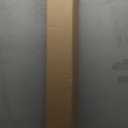 Modern Single 1” Diameter Adjustable Curtain Rod Set with Knurled Finials for Curtains and Draperies, Brushed Gold