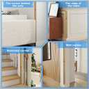 Golden Wall Corner Protector, 4Pcs, Length 35.4in, Width 0.4in - Self Adhesive Metal Corner Protector for Aluminum Trim molding, Cabinet Edge Guard, Easy to Install