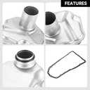 Transmission Filter Oil Pan Gasket Kit - Compatible for Infiniti QX60 (L50) 2014-2020 for Nissan Altima 3.5L V6 - Gas 2013-2018 [S, SL, SR, SV] - Replace Part 3172829X0A