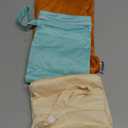 ALVABABY 3 Cloth Diaper Wet Dry Bags Waterproof Reusable with Two Zippered Pockets Travel Beach Pool Daycare Soiled Baby Items Yoga Gym Bag for Swimsuits or Wet Clothes Small medium Large 3L-SML03