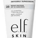e.l.f. SKIN Suntouchable Invisible SPF 35, Lightweight, Gel-based Sunscreen For A Smooth Complexion, Doubles As A Makeup Primer, Vegan & Cruelty-Free, Packaging May Vary
