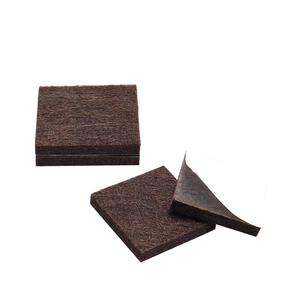 Heavy-Duty Felt Furniture Pads 1.2 inch 20 PCS Square, Brown