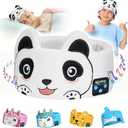Kidsfuny Kids Headphones Headband Wireless Bluetooth Headband, Kids Headphones with Thin Speakers & Wired Playback 3.5 MM Jack for Home/School/Travel/Airplane/Phone/Tablet