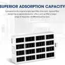 MARRIOTTO Replacement for Whirlpool Refrigerator Air Filter, Compatible with W10311524, Kenmore, FreshFlow, AIR1, W10335147, 2319308, W10315189, 2319303, 1876318, Jenn-Air, KitchenAid(5 Pack)