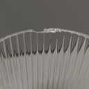 Ribbed Drinking Glasses 8pcs, 12oz and 10oz Glassware, Tumbler Glasses Cup Set for Wedding, Party, Christmas Gift, Clear