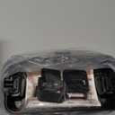 Hrensaw Small Weatherproof Electrical Connection Box(Inner 5.5 x 3 x 2.2inch),Outdoor Electrical Box,Waterproof Extension Cord Covers for Plug, Extension Cables, Holiday Lights,Black