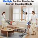 2 x AIRDIYA Cordless Vacuum Cleaner, Upgraded 40Kpa Stick Vacuum Cleaners for Home, 8 in 1 Lightweight with Self-Standing, 1.5L Dust Cup & Anti-tangle, Rechargeable Vacuum for Hard Floors Carpets Pet Hair