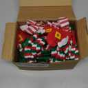 MOSHAKALA Christmas mini Gift Bags, Elf shirt Christmas Treat Bags, Set of 6 Gift Bags for Children Holiday Parties Teachers Decorations (ELF)