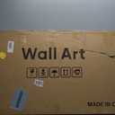 Large Framed Modern Abstract Vertical Wall Art for Living Room, Black Grey Prints Paintings Artwork for Walls, Silver Gray Luxury Pictures for Hallway Entryway Foyer Stair Office Wall Decor 30x60 Inch