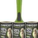 Evercare All Purpose Pet Hair Lint Roller with 2 Refills, 180 Total Sheets  Reusable Sticky Roller for Pet Hair, Cat & Dog Hair Remover, Lint Remover, Pet Hair Remover for Furniture, Clothing & Cars