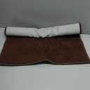 OLANLY Indoor Door Mat, 32x20, Dirt Resistant and Absorbent, Sturdy Non-Slip Rubber Backing, Easy to Clean, Washable Low-Profile Doormat for Entryway, Dark Brown