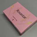 Rosa Star Short Wig Ombre Brown Mixed Blonde Hair Wigs Natural Curly with Bangs Synthetic Hair Fibers Heat Resistant Full Wig for Women