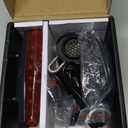 36V 48V Ebike Light Kit, Electric Bike Headlight with Horn, Ebike Tail Light with Turn Signal, Fits Rear Rack Mount Holes 50mm 80mm, Not Compatible with Waterproof Controller (with Brake Light)