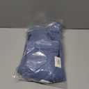 DII Men's Terry Shower Wrap Collection Adjustable with Velcro and Pocket, 54x20, Stonewash Blue