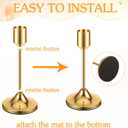 12Pcs Gold Candlestick Holders, Metal Candle Holders Taper Candle Stands